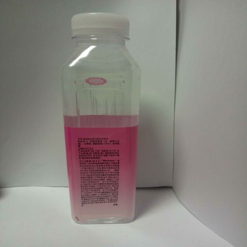 娃哈哈PH9.0苏打水玫瑰味500ml