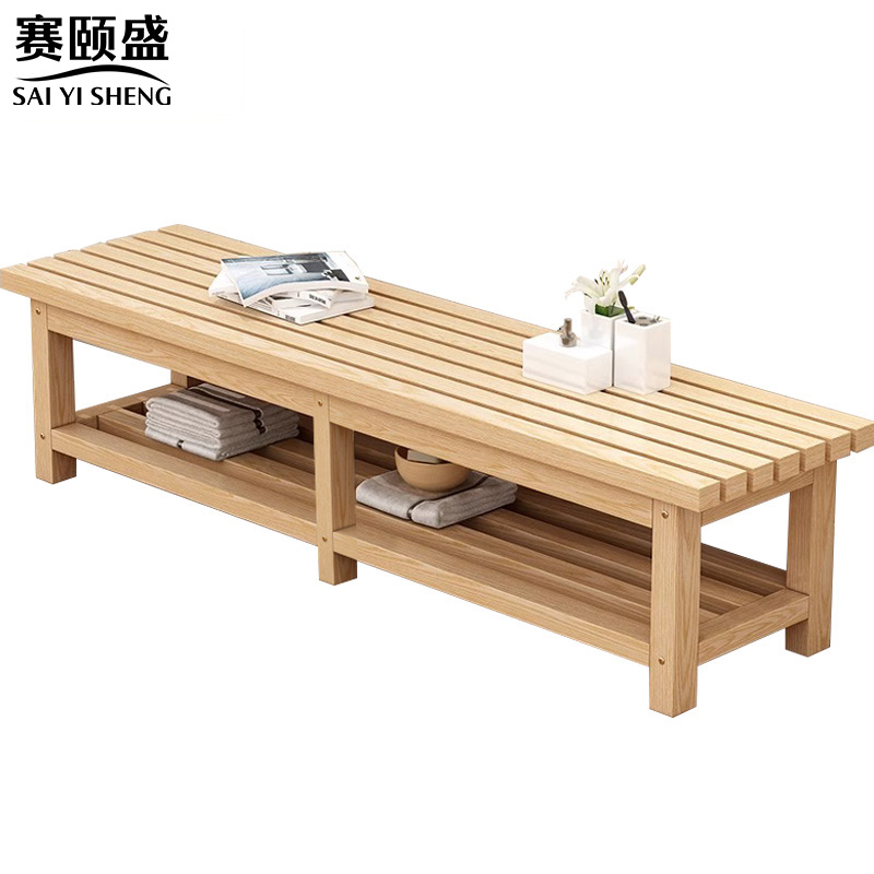 赛颐盛长条换鞋凳2000*400*400mm个高清大图