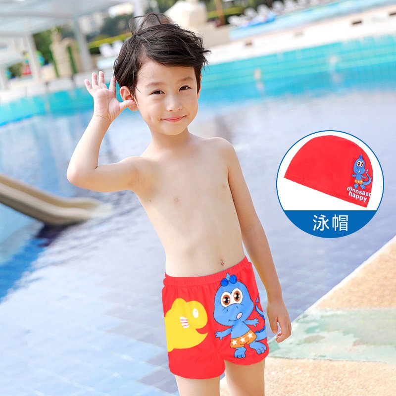 儿童泳衣夏男童卡通宝宝泳衣分体泳装小中大童速干温泉套装游泳裤