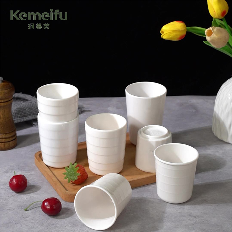 珂美芙 密胺横纹杯 220ml 个高清大图