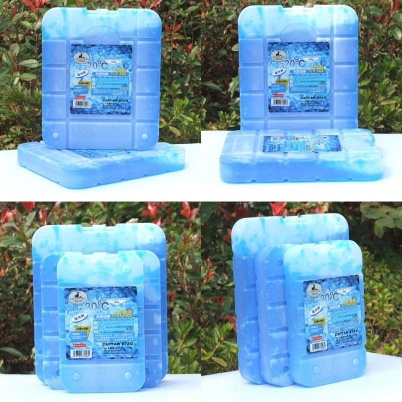 19.5*12*3厘米★500g★-20℃ 鹿牌蓝冰冰盒空调扇冰晶盒制冷保鲜冰袋钓鱼保温箱龙猫降温非注水