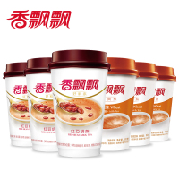 香飘飘奶茶红豆三连杯64g*3 +麦香味3连杯80g*3 杯装休闲冲饮品 冲泡奶茶粉