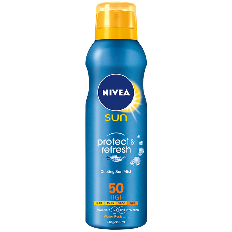 [清凉长效防晒+D3]NIVEA妮维雅凉感长效防晒喷雾SPF50 200ml