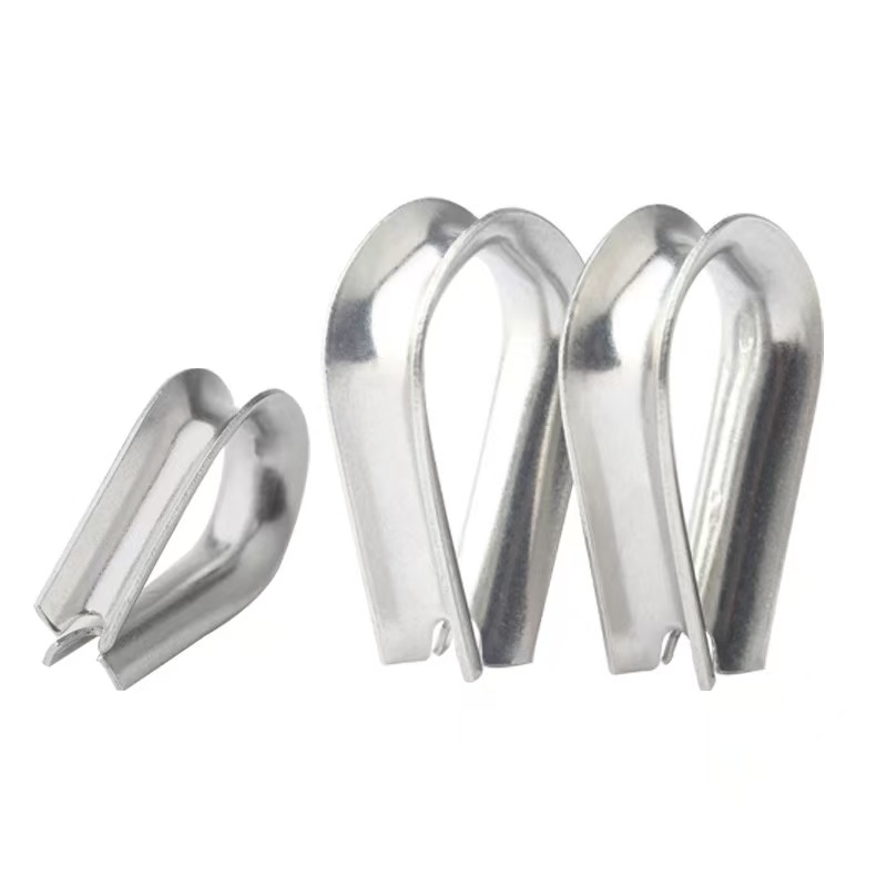 伟鹏双兴 304不锈钢鸡心环钢丝绳保护套 M12 个高清大图