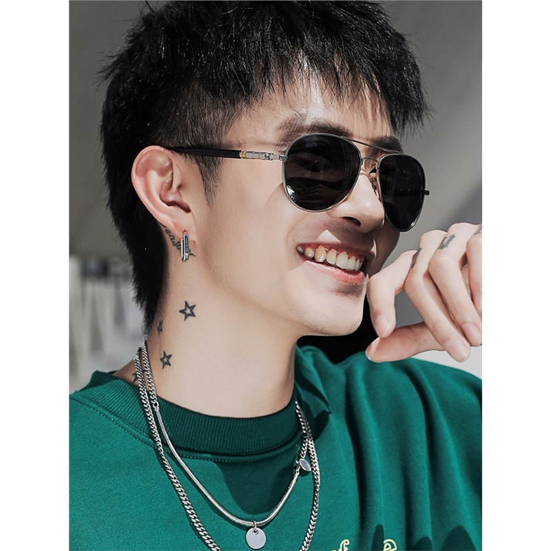 墨镜男士开车运动眼镜古达日夜两用变色太阳镜眼睛偏光驾驶钓鱼司机潮