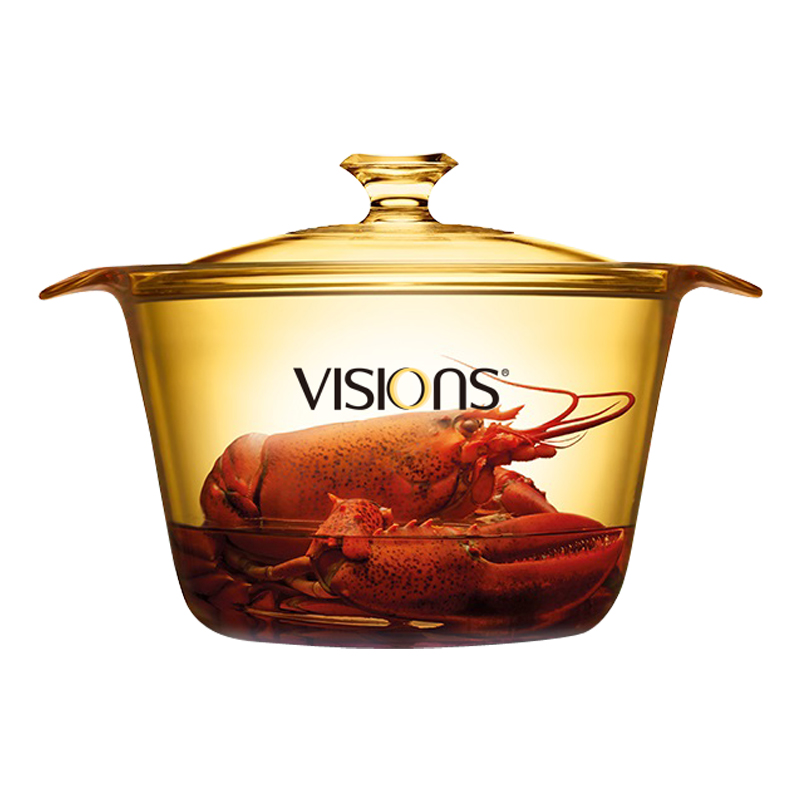 康宁餐具3.8L晶彩系列时尚养生锅VS-38-FL/E/LN/ZK