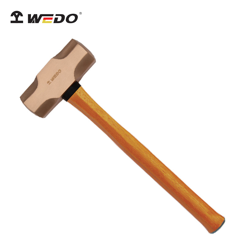 WEDO维度工具 防爆工具 铝青铜铍青铜 防爆新型木柄八角锤 八角锤 无火花无磁 AL191G、BE191G 铍青铜1000g