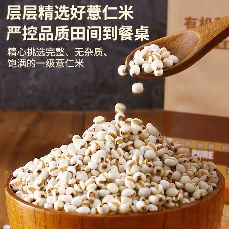 汾都香优选农家新货新鲜薏米仁500g高清大图