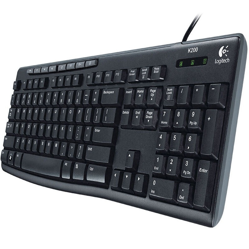 罗技（Logitech）媒体键鼠套装MK200 多媒体按键