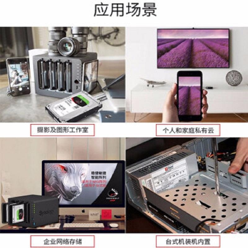 希捷 监控级硬盘6TB 监控设备套装配件 录像机专用监控硬盘 希捷 6TB