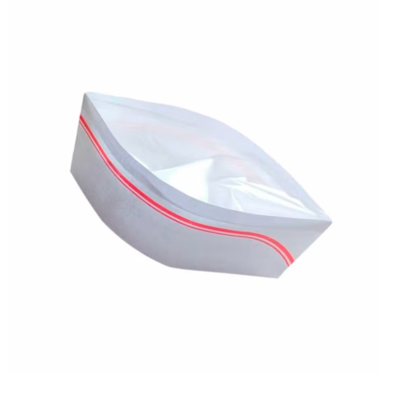 特洛国为 厨师帽 一次性帽子厨房厨师帽厨房工作矮帽船帽