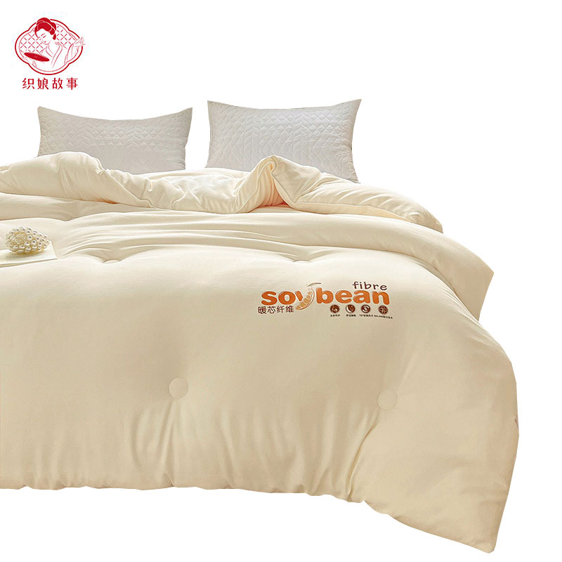 织娘故事 被子 提花大豆被 150*200cm3斤 张高清大图