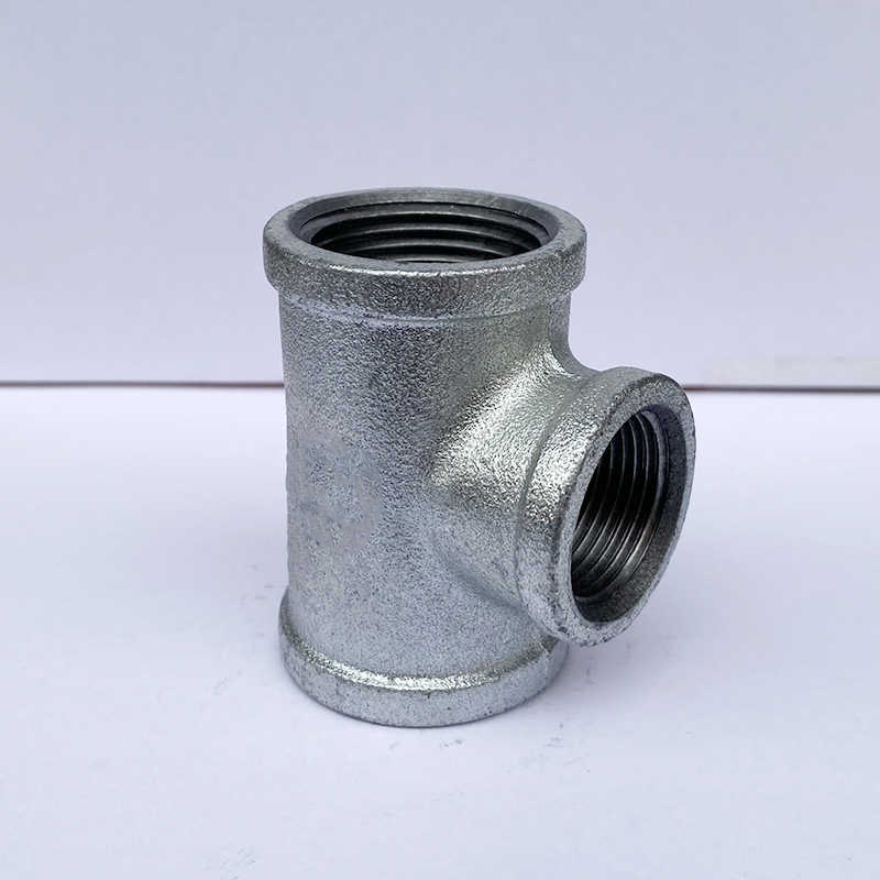 晨以橙 镀锌正三通水管接头 DN15=4分 个高清大图