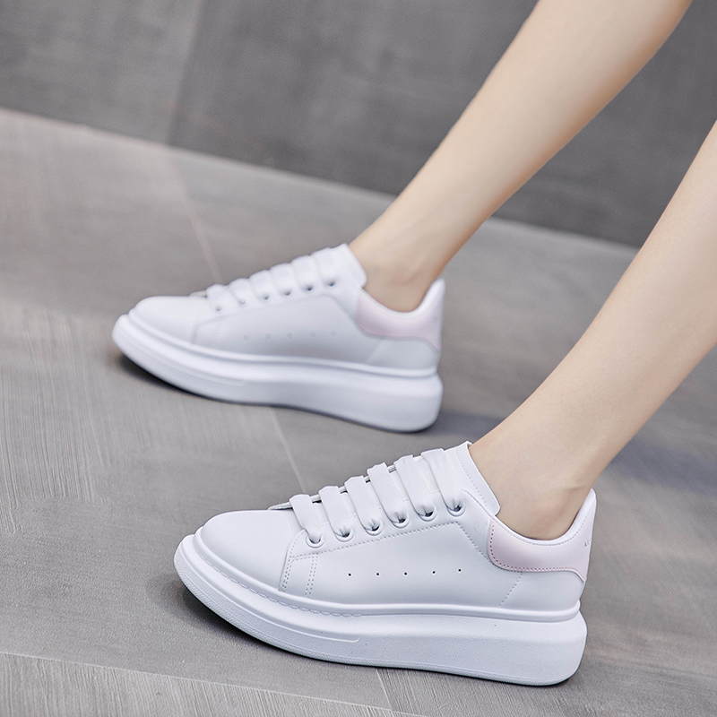 佳曼莎小白鞋女2023年新款春季百搭休闲女鞋厚底学生板鞋女款
