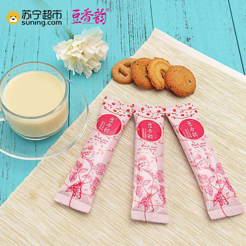豆香韵创意女士豆浆粉盒装速溶豆浆便捷营养早餐400g(独立包装)