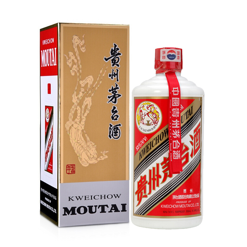 贵州茅台酒53度飞天茅台2005年500ml 酱香型白酒【价格图片品牌