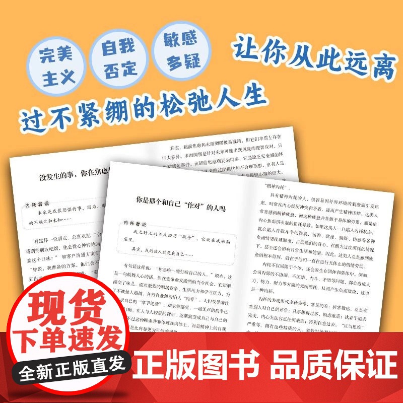 [抖音同款]上岸战胜心理内耗 告别焦虑内耗 摆脱自卑高敏感 战胜自我书籍 上岸战胜心理内耗 通透 把日子活明白 正版高清大图