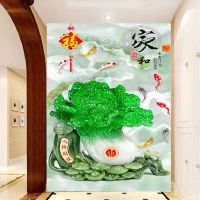 自粘整张墙纸玄关装饰画现代简约贴画卧室走廊客厅楼梯壁画玻璃贴
