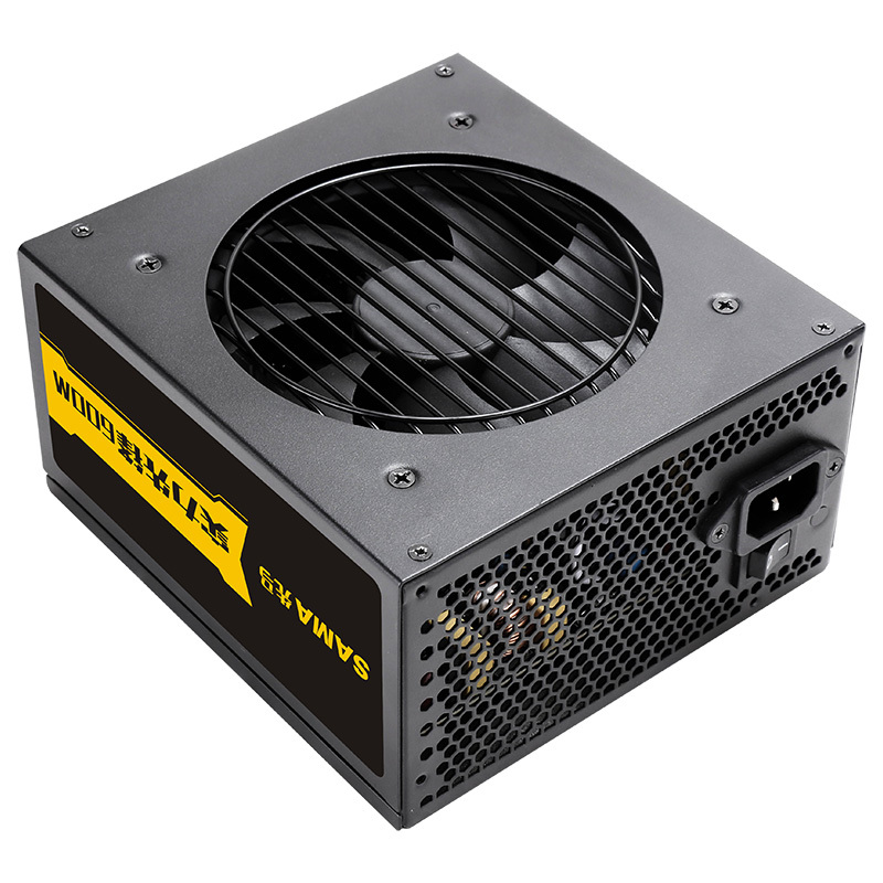 先马(SAMA)实力先锋600M 全模组台式机电脑电源600W 主动式PFC/12cm风扇/强劲+12V/长线材背线/双