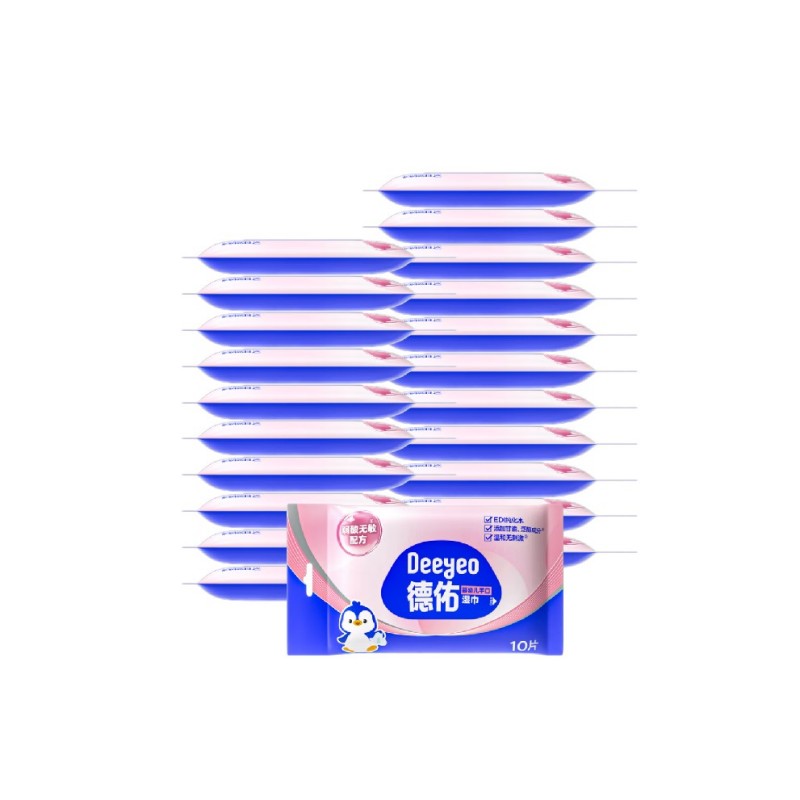 德佑婴幼儿手口湿巾10片/包20包