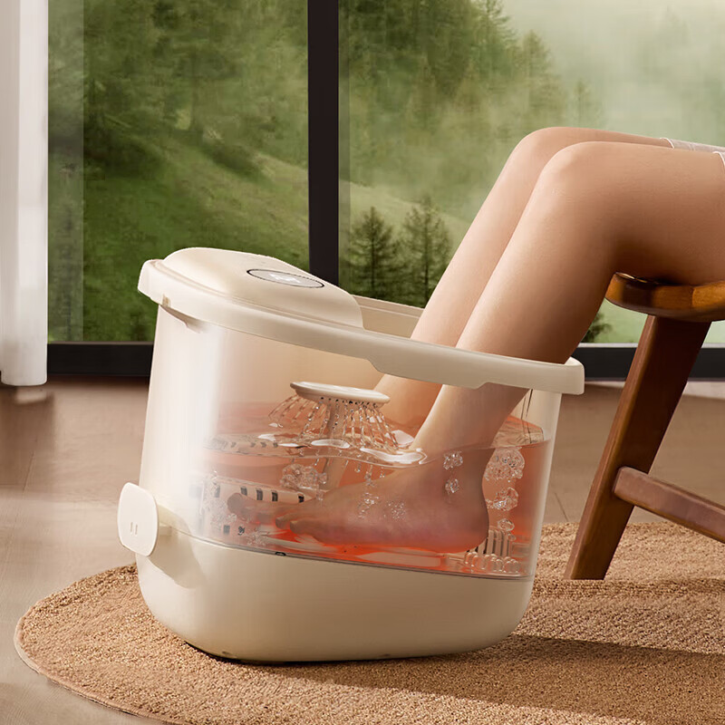 小熊(Bear)泡脚桶足浴盆洗脚盆高深桶电动按摩恒温银离子加热全自动 ZYP-N05Z1-P01高清大图