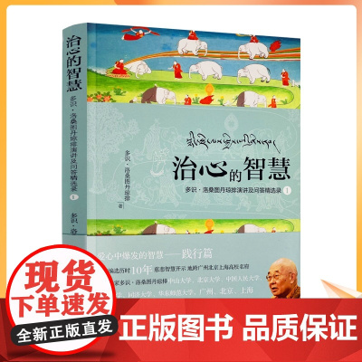 正版 治心的智慧 多识洛桑图丹琼排演讲及问答精选集 爱心中爆发的智慧践行篇 荟萃10年慈悲智慧开示 四川民族出版社