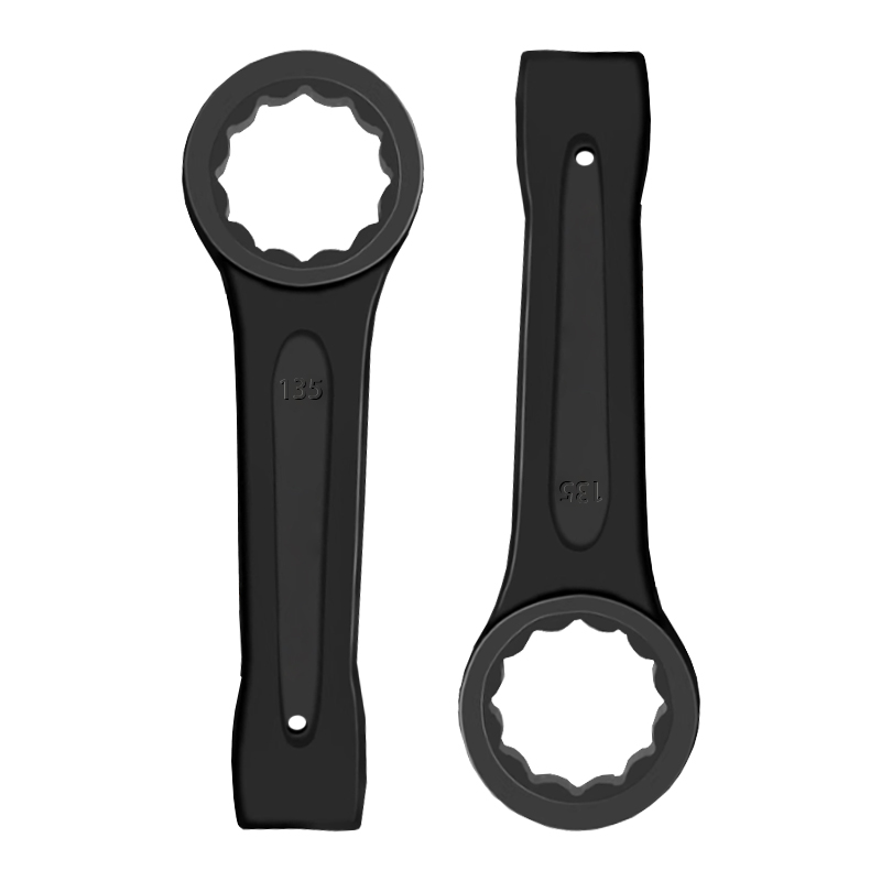 立伟铁牛敲击梅花扳手135mm/把高清大图