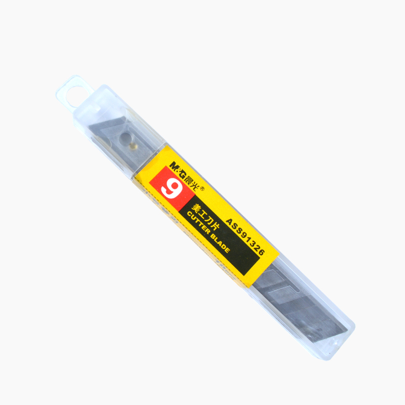 晨光文具9mm美工刀片盒装 ASS91326 3盒装 (盒/10片)