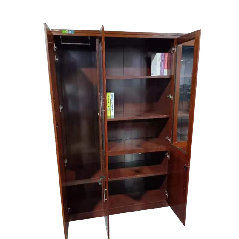 大嘉 三门实木文件柜1.2m*2.0m*0.4m高清大图