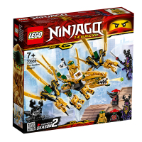 LEGO乐高 Ninjago幻影忍者系列 幻影忍者黄金飞龙70666 积木玩具
