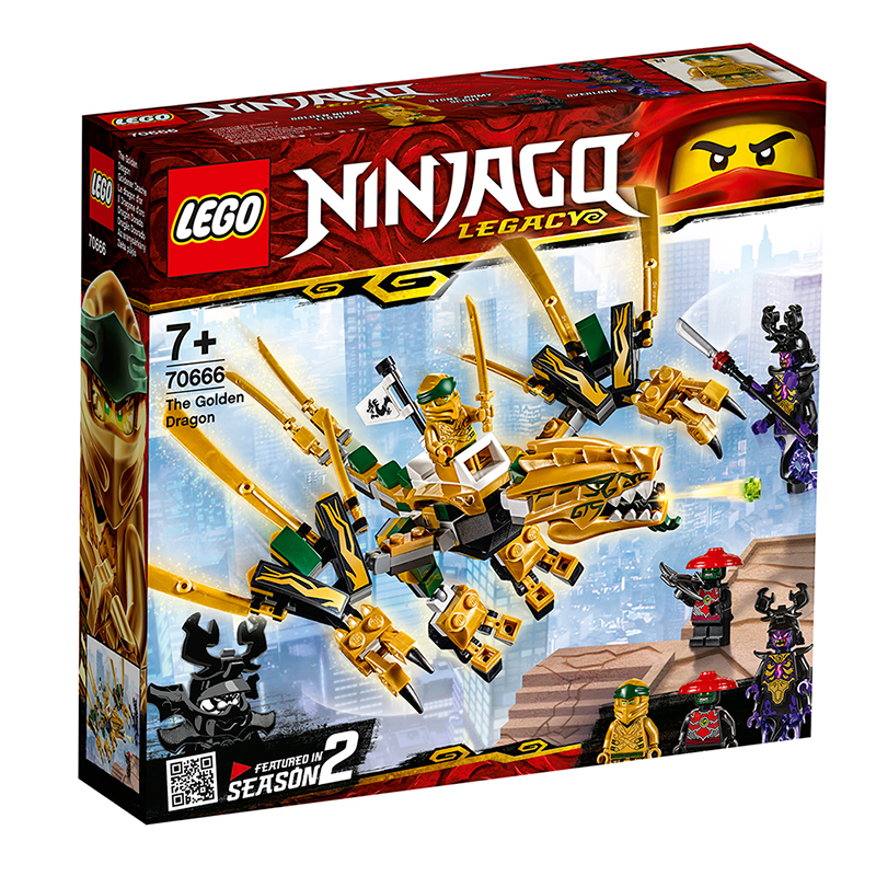 lego乐高ninjago幻影忍者系列幻影忍者黄金飞龙70666积木玩具