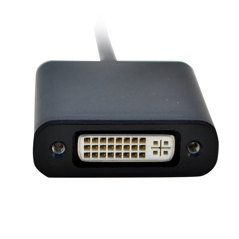 酷比客(L-CUBIC) MiniDisplay Port转DVI黑色 连接线MAC雷电苹果视频线