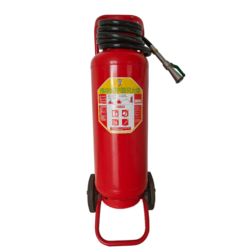 唐安25年新国标MFT/ABCE50 推车式干粉灭火器 50公斤 单位:台高清大图
