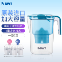 德国 倍世(BWT)维镁系列Vida2.6 L 电子计时 蓝绿色 一壶7芯 台上式净水器饮水机