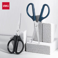 得力(deli)160mm办公生活家用剪刀 小剪子手工 剪纸刀 办公用品 黑色0602