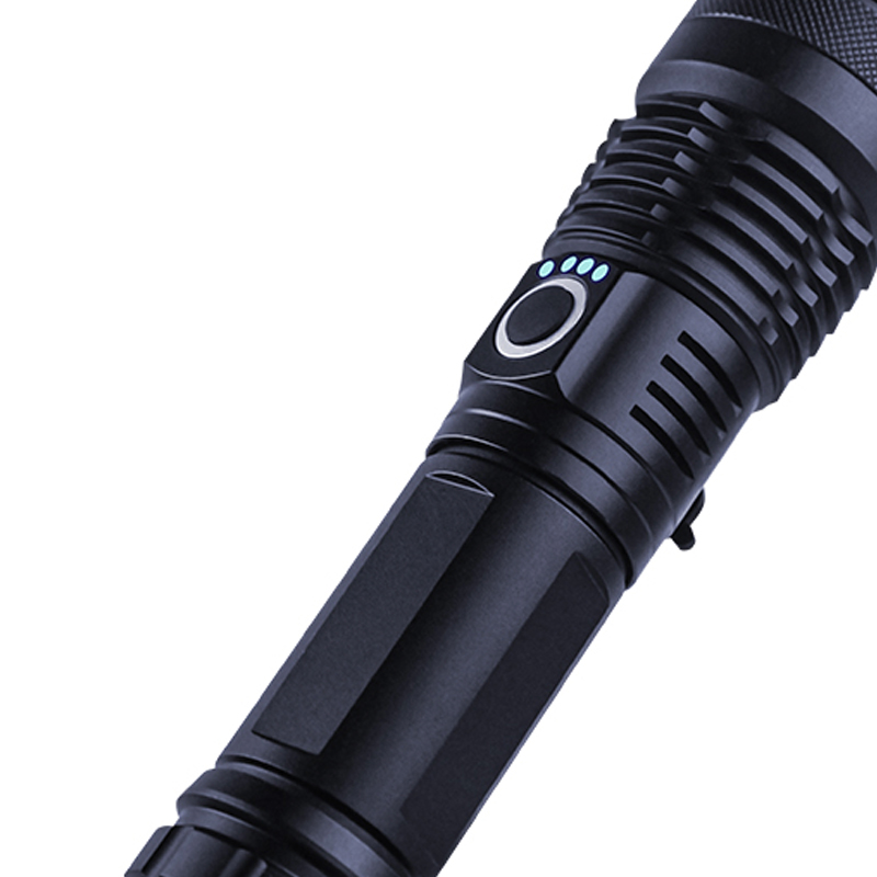 凯圣蓝 G5 IP65 五档 额定功率10W/1000LM 强光调焦电筒 (计价单位:个) 黑色高清大图