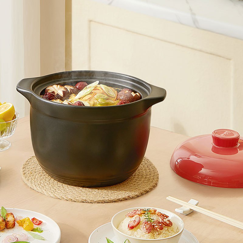 苏泊尔(supor)砂锅汤锅炖锅新陶养生煲怡悦系列陶瓷煲明火专用 6.