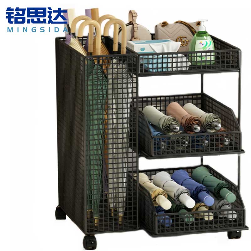 铭思达雨伞架双抽带轮 个