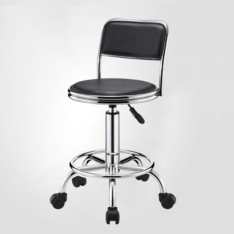 创世人 吧台椅升降椅高脚凳子靠背圆凳转椅美容凳椅时尚家用酒吧凳子