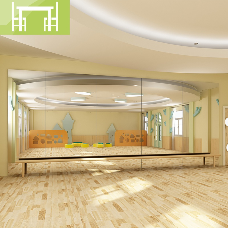 逸家伴侣舞蹈室镜子墙练功房跳舞家用超大全身落地镜贴墙自粘墙面健身