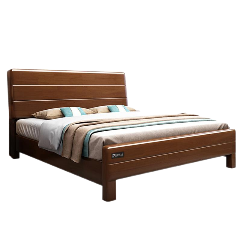 盛铁达 实木床1200*2000mm STD-JJ001 张高清大图