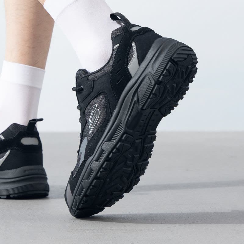 Skechers斯凯奇男鞋新款透气轻便减震软底休闲鞋运动老爹鞋894272-BBK ZP图片