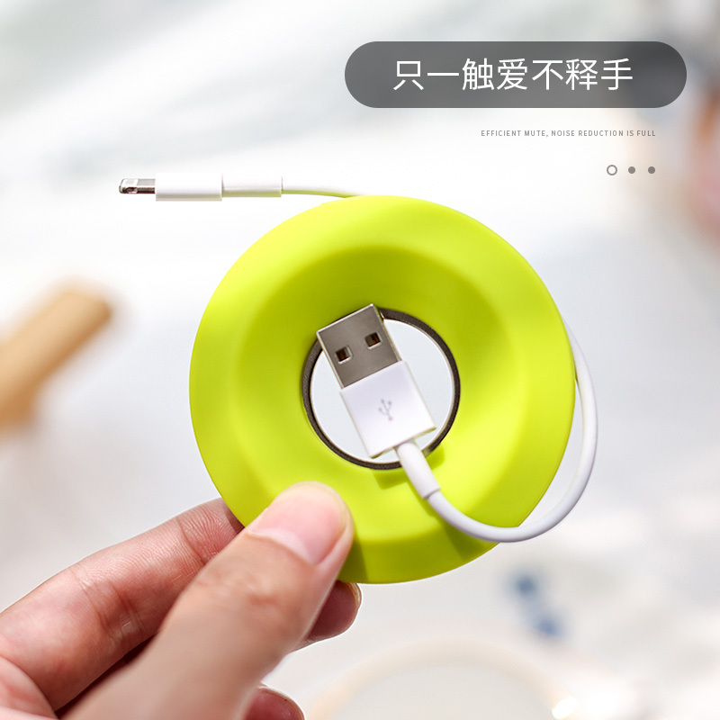耳机绕线器数据线可爱捆扎带集线器发夹式缠线器创意卡通充电线iphone收纳纽扣整理理线器韩国防缠绕平板手机报价 参数 图片 视频 怎么样 问答 苏宁易购