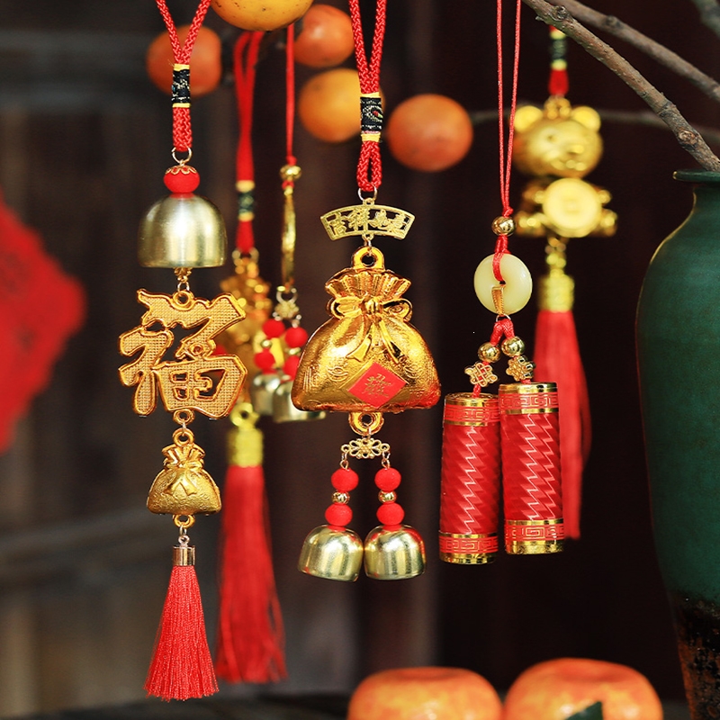 时光旧巷元宵节新年春节礼物流苏挂饰公司年会商场礼品