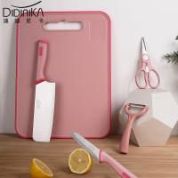 迪迪尼卡(Didinika) 婴儿刀具套装菜板菜刀厨房组合不锈钢宝宝辅食菜板5件套