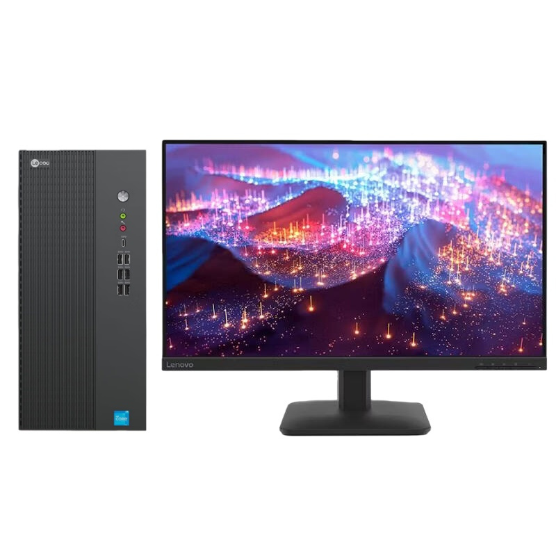联想来酷台式电脑套机 D4900 i7-13650HX 16G 512G固态硬盘 27寸显示器 试用版Win11