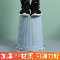 厨房塑料垃圾桶卫生间厕所家用大号简约客厅卧室办公室压圈废纸篓