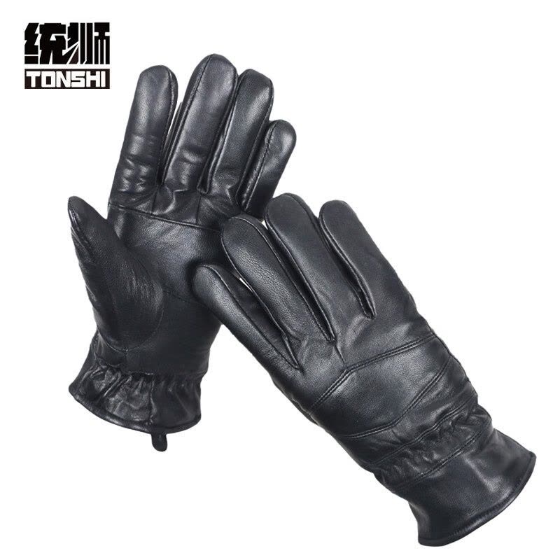 统狮绵羊皮手套 PS17 双 黑色图片