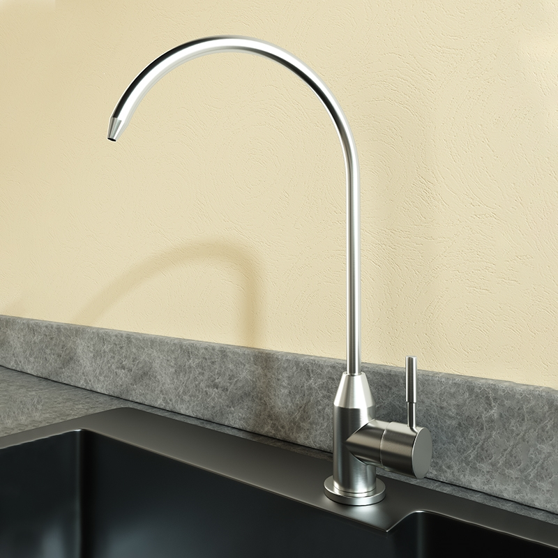 纳丽雅净水器水龙头家用直饮水龙头厨房纯水机单双304不锈钢2分4分