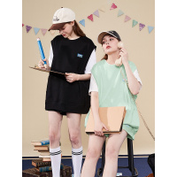 唐狮春新款运动女盐系穿搭学院风小个子卫衣外套Q